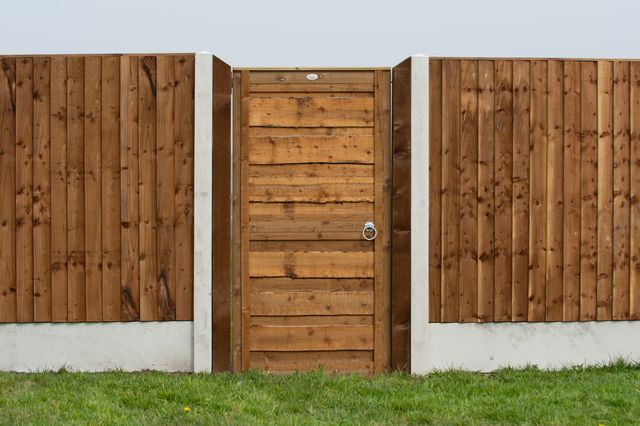 NWTT Framed, Ledged & Braced Waney Clad Infill Gate