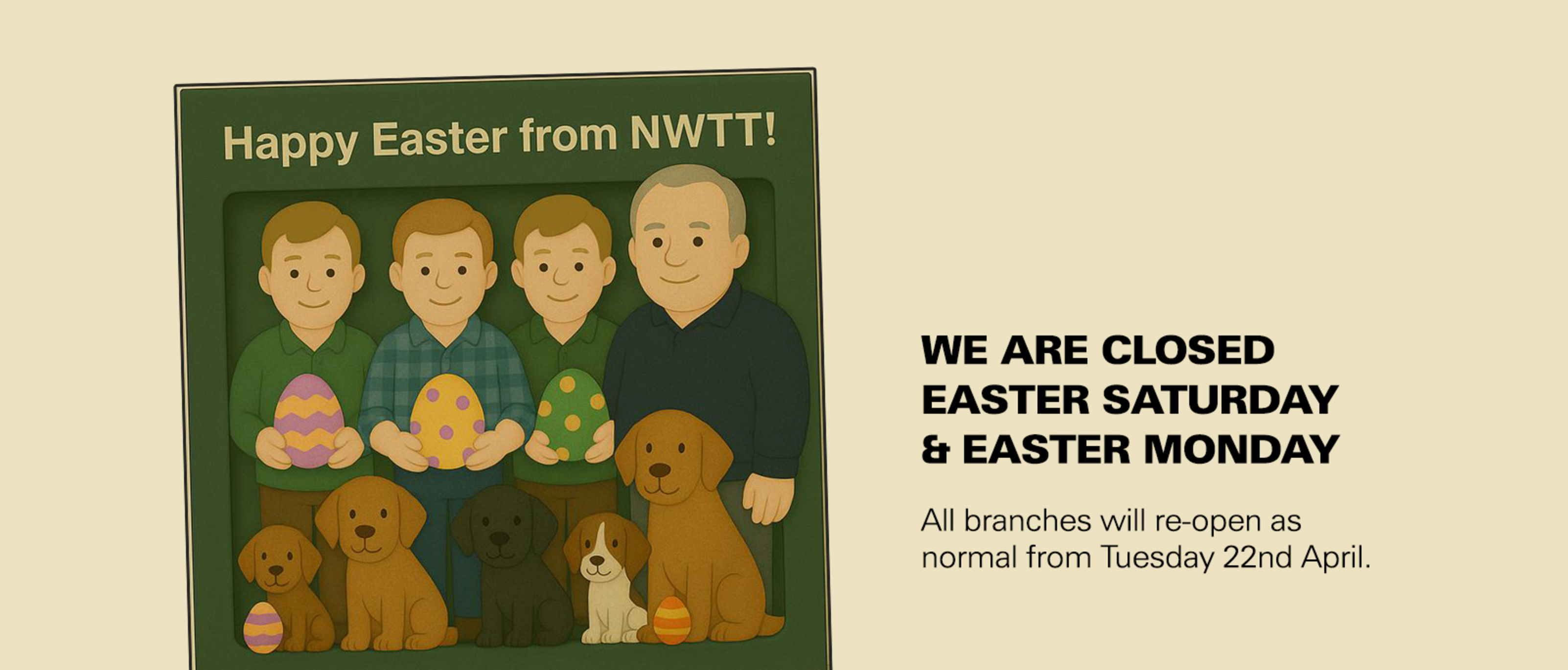 Easter Bank Holiday Banner