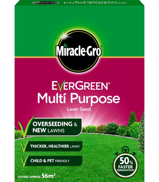 MIRACLE-GRO EVERGREEN MULTI PURPOSE GRASS SEED 1.6KG