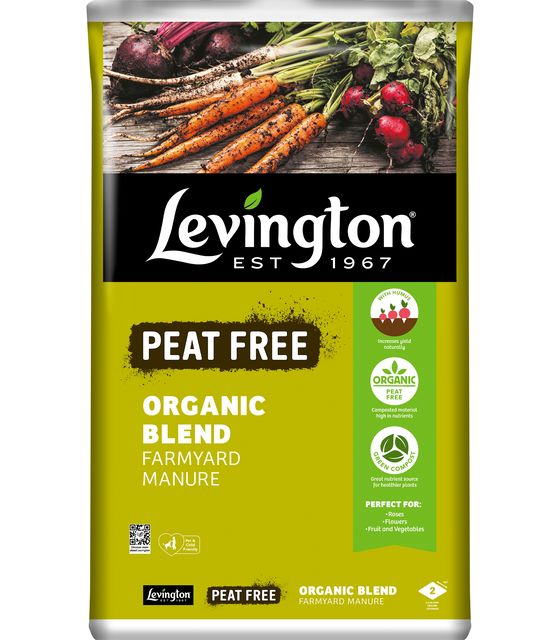 LEVINGTON ORGANIC BLEND FARM MANURE 50L