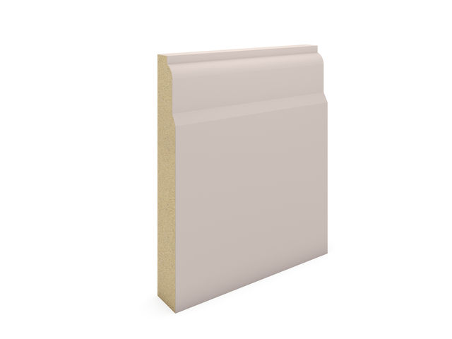 EX 125mm X 25mm MDF Lambs Tongue Skirting