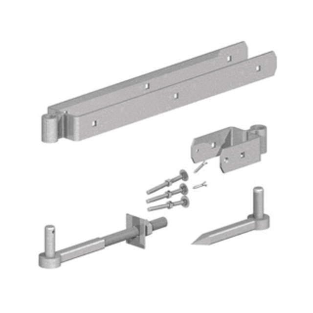 GATEMATE Double Strap Hinge Set