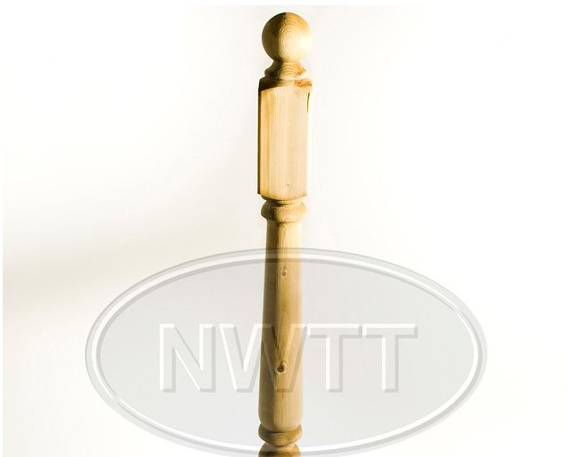 EX 100mm X 100mm Turned Newel