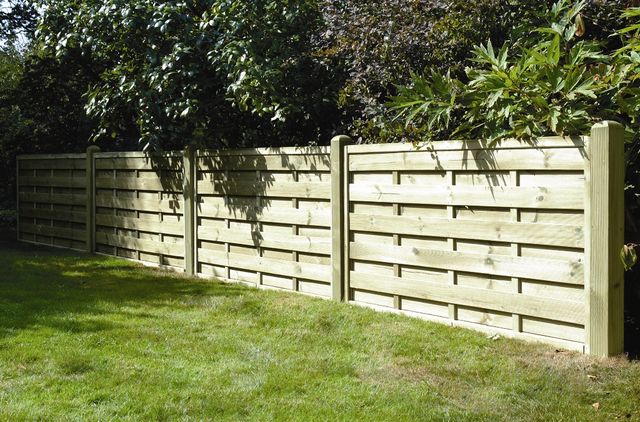 Square Horizontal Fence Panel