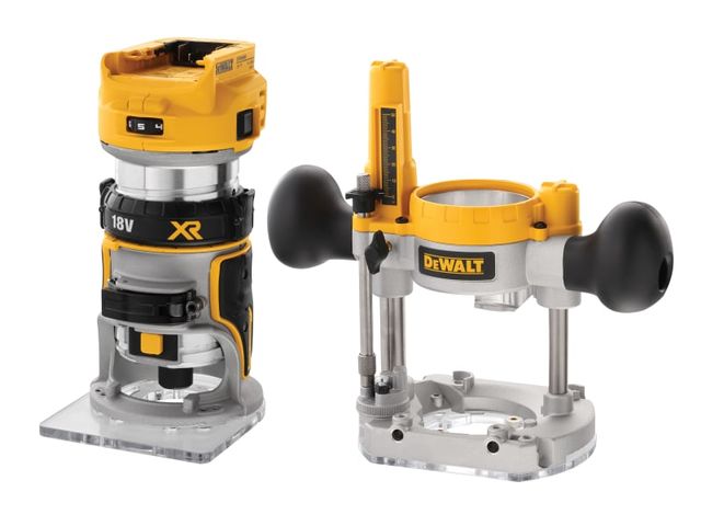 DEWALT | XR | TWIN BASE ROUTER ¼" | DCW604NT | 18V | BARE UNIT