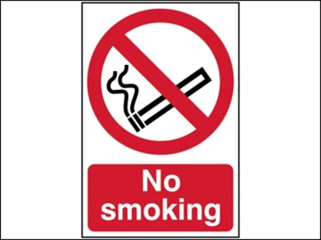 No Smoking - PVC