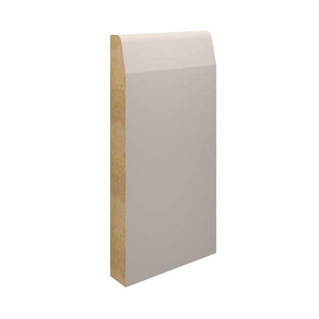 EX 175mm X 25mm MDF Chamfered Skirting