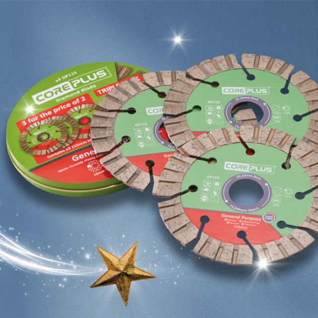 COREPLUS | DIAMOND BLADE SET | 115MM | 3 PIECE