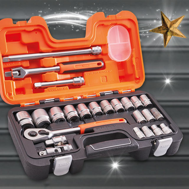 BAHCO | ½" DRIVE SOCKET SET | 24 PIECE