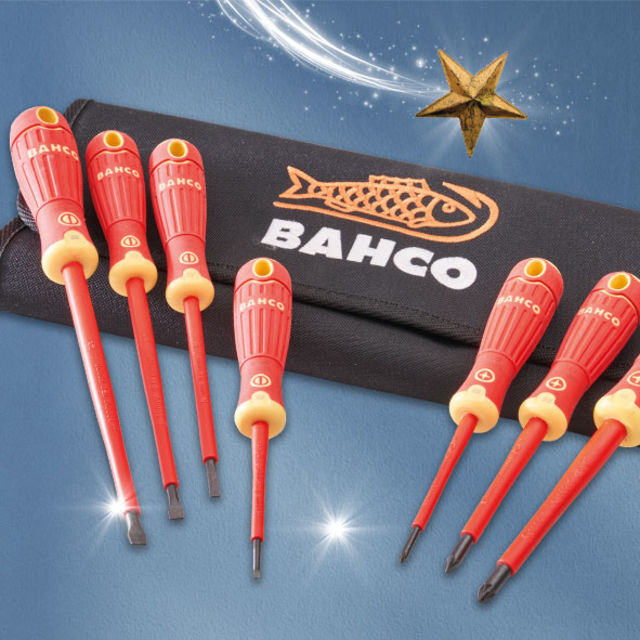 BAHCO | VDE SCREWDRIVER SET & WALLET | 7 PIECE