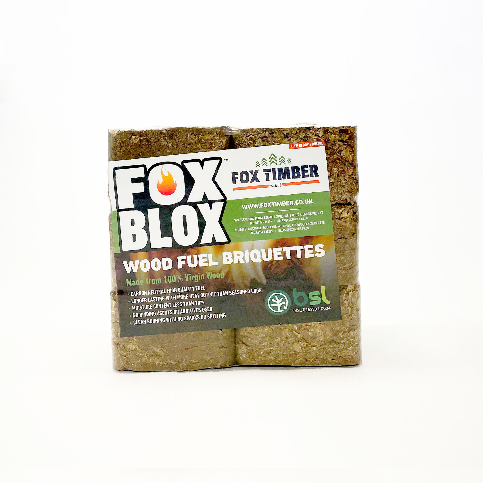 Fox Blox Wood Fuel Briquettes