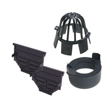 ACO | HEX DRAIN | A15 | END CAP & OUTLET ACCESSORY PACK | PLASTIC