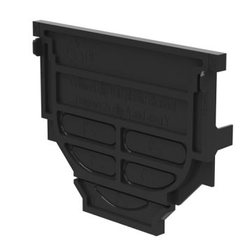 ACO | HEX DRAIN & RAIN DRAIN | A15 | CLOSING END CAP | PLASTIC