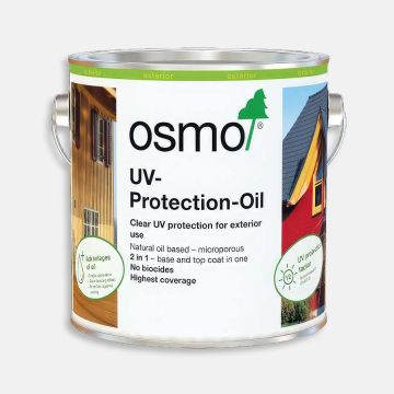 OSMO | EXTERIOR | 410 | UV PROTECTION OIL | CLEAR SATIN | 750ML