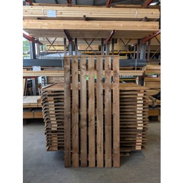 NWTT GATES | LEDGED & BRACED FLAT TOP PICKET | 0.9M X 1.8M