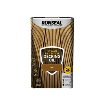 RONSEAL | ULTIMATE PROTECTION | DECKING OIL | TEAK | 5L