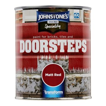 JOHNSTONES | DOOR STEP | MATT RED | 0.75LTR