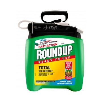 EVERGREEN | ROUNDUP | TOTAL WEEDKILLER | READY TO USE | SPRAYER | 5L