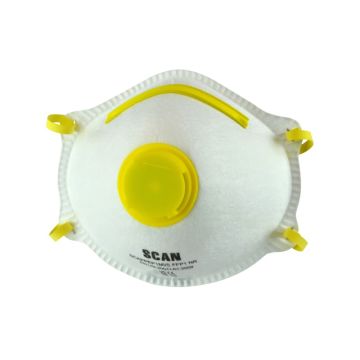 SCAN | MASK | MOULDED | VALVED | DISPOSABLE | FFP1 | PACK 10