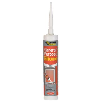 EVERBUILD | GP SILICONE | BLACK | 280ML