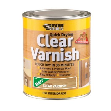 EVERBUILD | QUICK DRYING CLEAR VARNISH | 2.5L