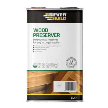 EVERBUILD | LUMBERJACK | WOOD PRESERVER | GOLDEN CHESTNUT | 5L