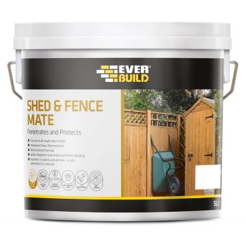 EVERBUILD | SHED & FENCE MATE | COUNTRY OAK | 5L
