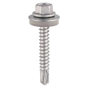 TIMCO | SELF DRILLING HEX HEAD SCREW + EPDM WASHER | 5.5 X 50MM | BOX 100