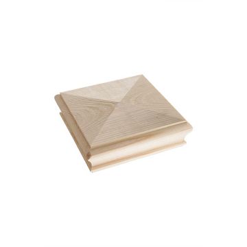 CHESHIRE MOULDINGS | STAIR PARTS | NEWEL CAP | PYRAMID | FULL | PINE