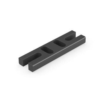 BIRKDALE DURAPOST | CAPPING RAIL PACKER | 60MM | BLACK | BAG 10