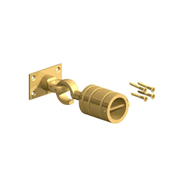BIRKDALE FM | ROPE HOOK & EYE ON PLATE | 28MM | BRASS