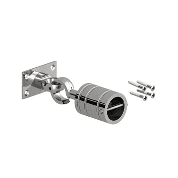 BIRKDALE FM | ROPE HOOK & EYE ON PLATE | 24MM | CHROME