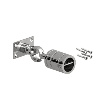 BIRKDALE FM | ROPE HOOK & EYE ON PLATE | 28MM | CHROME