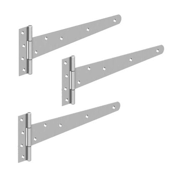 BIRKDALE GM | MEDIUM TEE HINGES 1.5 PAIRS | 18" | 450MM | GALVANISED