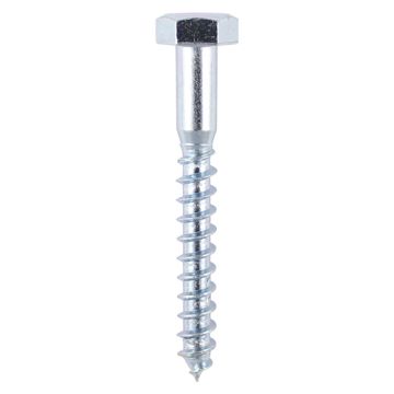 TIMCO | COACH SCREW | HEX | ZINC | 12.0 X 75MM | PACK 2