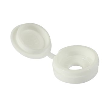 TIMCO | HINGED SCREW CAP | LARGE | WHITE | 5.0 - 6.0 | PACK 50
