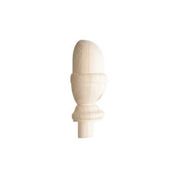 CHESHIRE MOULDINGS | STAIR PARTS | NEWEL CAP | ACORN | HALF | PINE | BLISTER PACK