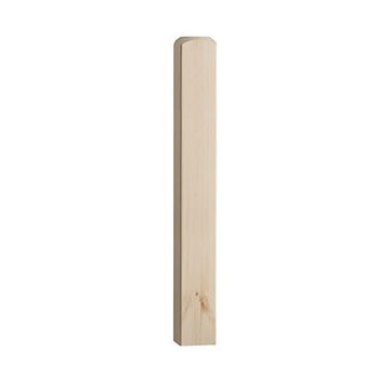 CHESHIRE MOULDINGS | STAIR PARTS | NEWEL BASE | FULL | 915 X 91 X 91 | PINE