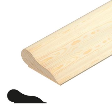 CHESHIRE MOULDINGS | TM765 | PICTURE RAIL | 2400 X 41 X 15 | PINE