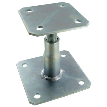 SIMPSON STRONG-TIE | ADJUSTABLE ELEVATED POST BASE | 100 X 100 / 130 X 130 | APB100/150 | PRE-GALVANISED MILD STEEL