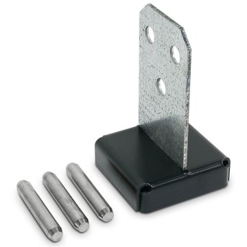 SIMPSON STRONG-TIE | CONCEALED POST BASE | 89 X 89 X 145 | CPT44Z | PRE-GALVANISED STEEL / EPOXY BLACK