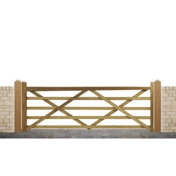 FIELD GATE | HARDWOOD | 5-BAR