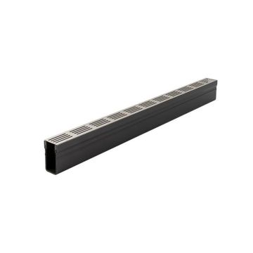 ACO | THRESHOLD DRAIN | A15 | CHANNEL | PLASTIC / ALUMINIUM | 1000MM