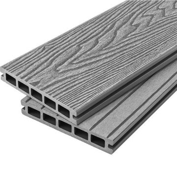 CLADCO | COMPOSITE | DECKING | DOMESTIC HOLLOW COMPOSITE DECKING BOARD | WOODGRAIN & GROOVED | REVERSIBLE | 4.0M X 150 X 25