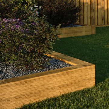 ROUGH SAWN | UNGRADED | BRITISH | SOFTWOOD | INCISED UC4 | SLEEPER | 2.4 X 200(195) X 100(95) MM