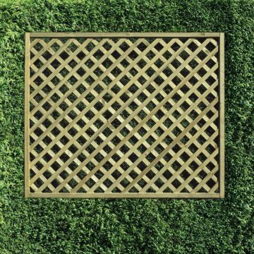 KDM | FENCE PANEL | TRELLIS | HEAVY DIAMOND LATTICE | RECTANGLE
