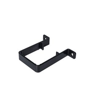 SWISH | GUTTERING | PIPE CLIP | SQUARE | BLACK
