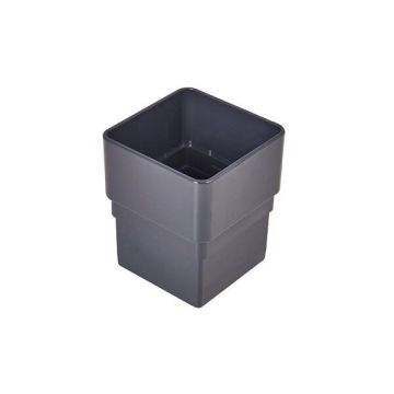 SWISH | GUTTERING | PIPE SOCKET | SQUARE | ANTHRACITE GREY