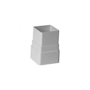 SWISH | GUTTERING | PIPE SOCKET | SQUARE | WHITE