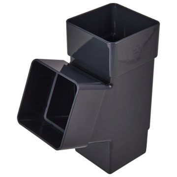 SWISH | GUTTERING | BRANCH | 112.5° | SQUARE | BLACK